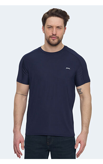 Slazenger VISHAL KTN Erkek Tişört Lacivert