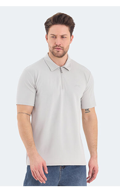 Slazenger BARRIER Erkek Tişört Gri