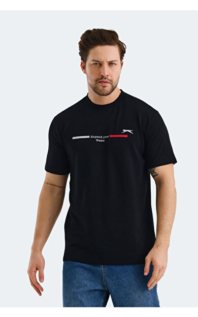Slazenger BANDIT Erkek Tişört Siyah