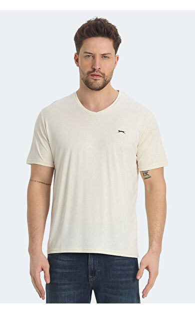 Slazenger KRAKKER Erkek Tişört Bej