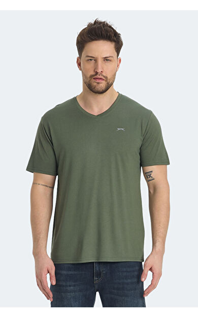 Slazenger KRAKKER Erkek Tişört Haki