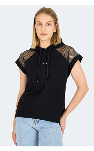 Slazenger VANKA Kadın Tişört Siyah