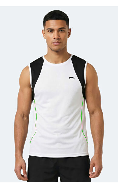 Slazenger REVOLVE Erkek Kolsuz Beyaz Atlet