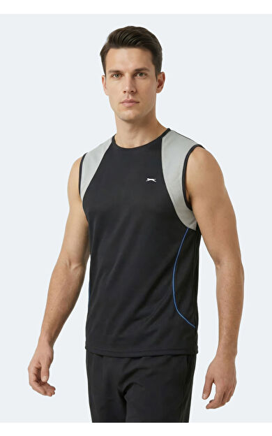 Slazenger REVOLVE Erkek Kolsuz Siyah Atlet
