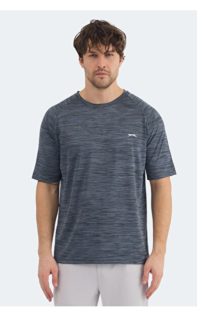 Slazenger REDVALE Erkek  Koyu Gri Tişört