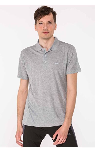 Slazenger SALVATOR Erkek T-Shirt Gri Gri