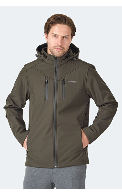 Slazenger HA-YUN Erkek Mont &amp; Kaban Haki Haki
