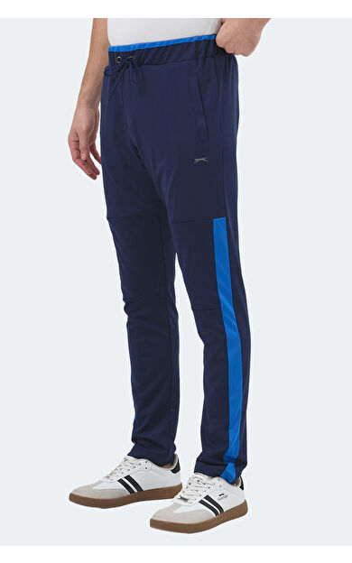 Slazenger OXFORD I Erkek Fermuar Cepli Lacivert Eşofman Altı