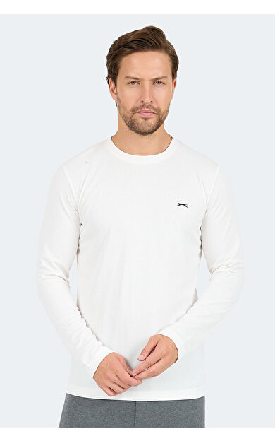 Slazenger ODIN Erkek T-Shirt Beyaz Beyaz