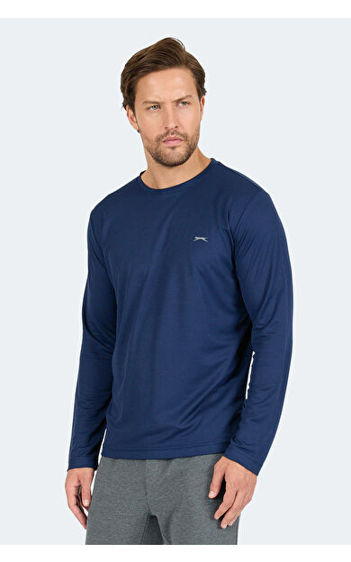 Slazenger ODIN Erkek T-Shirt Lacivert Lacivert