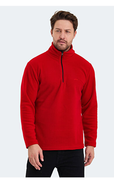 Slazenger SANNE Erkek Polar Kırmızı Kırmızı