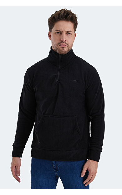 Slazenger SOLID Erkek Polar Siyah Siyah