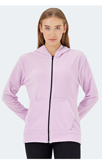 Slazenger SOFAL I Kadın Polar Sweatshirt Lila Lila