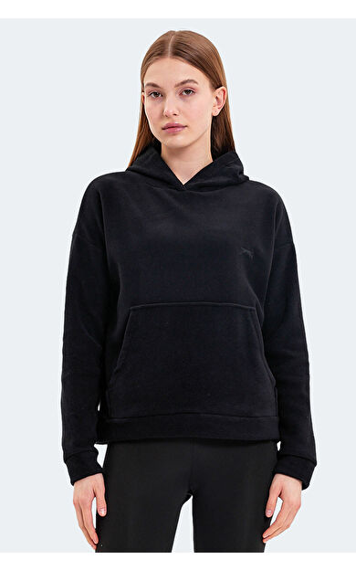 Slazenger SASSA Kadın Polar Siyah Siyah