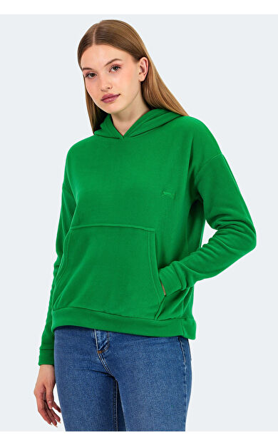 Slazenger SASSA Kadın Polar Yeşil Yeşil