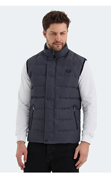 Slazenger ZULA Erkek Yelek Gri Gri