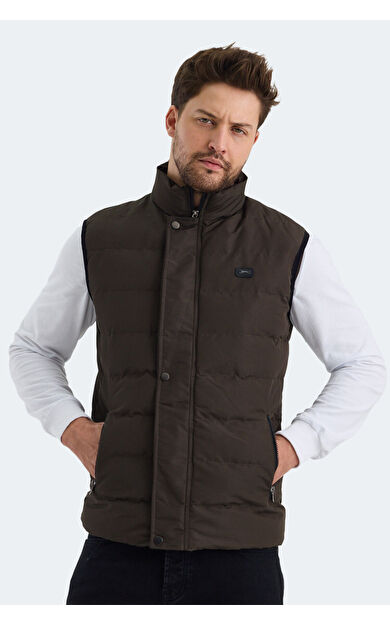 Slazenger ZULA Erkek Yelek Haki Haki