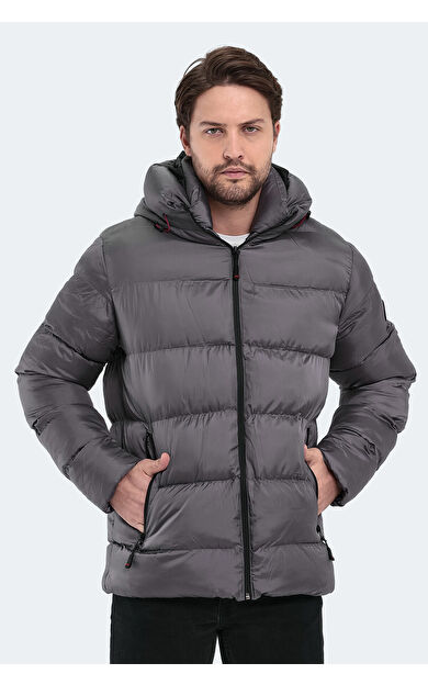 Slazenger HANK Erkek Mont &amp; Kaban Koyu Gri