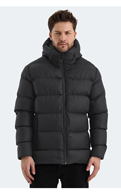 Slazenger HANK Erkek Mont &amp; Kaban Siyah Siyah