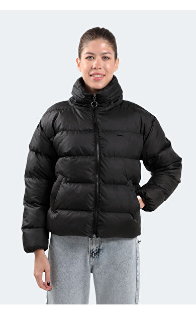 Slazenger BAILEY I Kadın Mont & Kaban Siyah Siyah