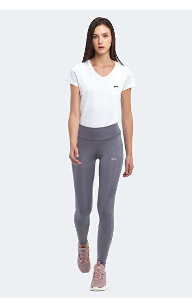 Slazenger PUNK Kadın Fitness Tayt Antrasit Antrasit