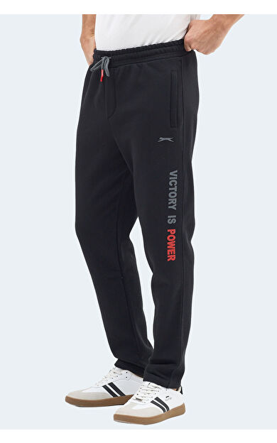 Slazenger NAUM Erkek Eşofman Altı Siyah Siyah