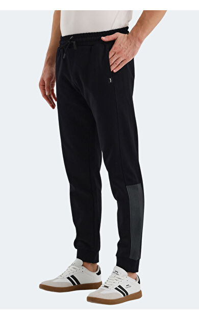 Slazenger PHILO Erkek Eşofman Altı Siyah Siyah