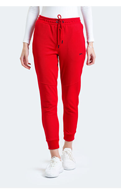 Slazenger PENELOPE Kadın Eşofman Altı Kırmızı Kırmızı