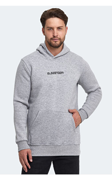 Slazenger BUSTER Erkek Sweatshirt Gri Gri