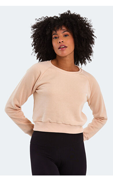 Slazenger KAITO Kadın Sweatshirt Bej Bej