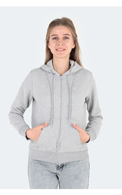 Slazenger PEMA I Kadın Sweatshirt Gri Gri