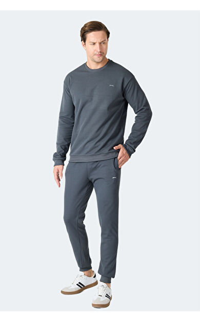 Slazenger OFFENDER KTN Erkek Eşofman Takım Koyu Gri