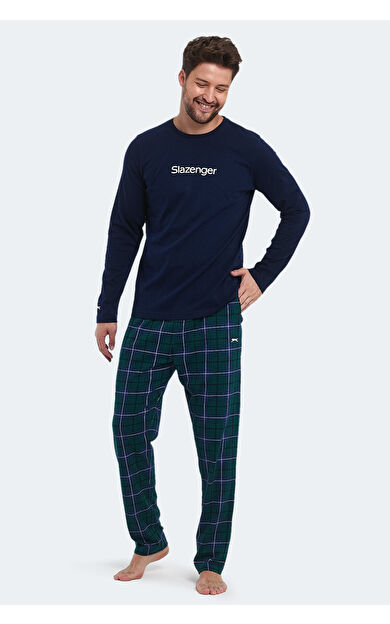 Slazenger PATRICK IN Erkek Pijama Takım Lacivert