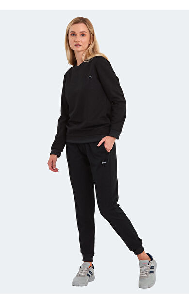 Slazenger OLINDA KTN Kadın Eşofman Takım Siyah