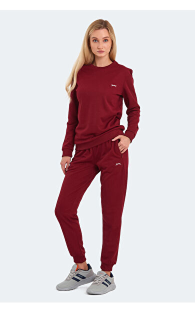 Slazenger OLINDA KTN Kadın Eşofman Takım Bordo