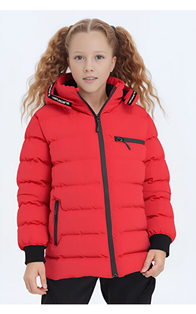 Slazenger CAPTAIN NEW Unisex Çocuk Mont & Kaban Kırmızı ST23JC025-600