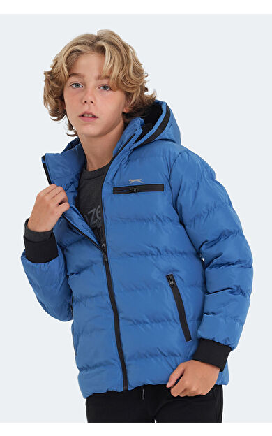 Slazenger CAPTAIN Unisex Çocuk Mont &amp; Kaban Saks Mavi