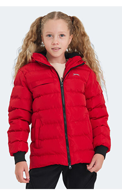 Slazenger CALISTO Unisex Çocuk Mont &amp; Kaban Kırmızı