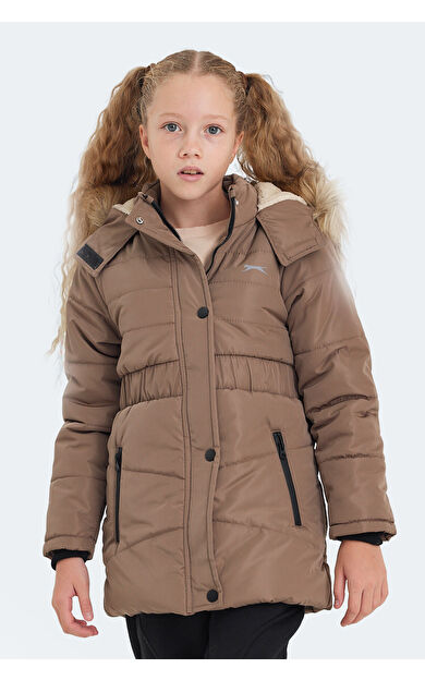 Slazenger CANDY Kız Çocuk Mont &amp; Kaban Bej