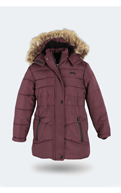 Slazenger CANDY NEW Kız Çocuk Mont &amp; Kaban Mor