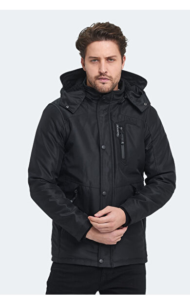Slazenger HANKIN Erkek Mont Siyah