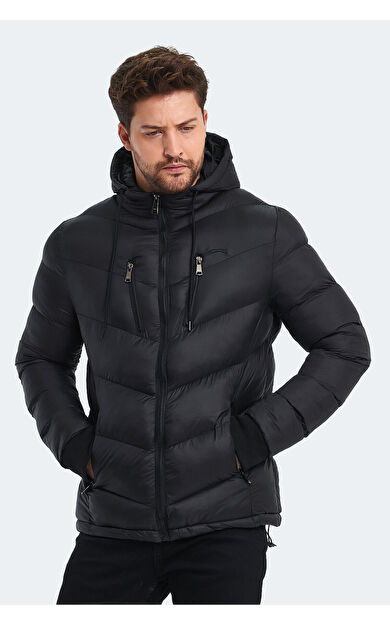 Slazenger WITNESS IN Erkek Mont Siyah