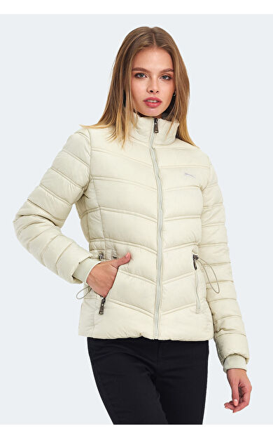 Slazenger WAVE IN Kadın Mont Beyaz