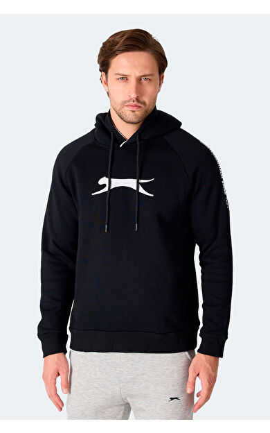 Slazenger KNIFE I Erkek Sweatshirt Siyah