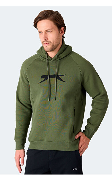 Slazenger KNIFE I Erkek Sweatshirt Haki