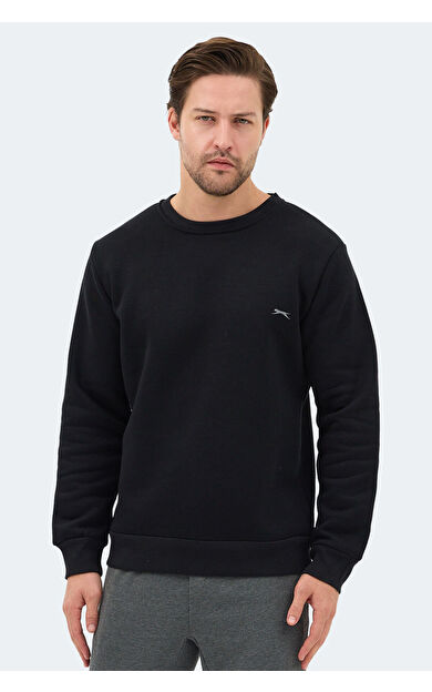 Slazenger KONNOR IN Erkek Sweatshirt Siyah