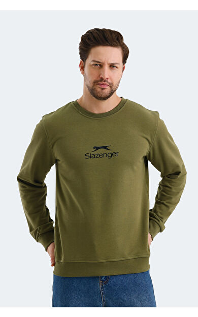 Slazenger ORTWIN IN Erkek Sweatshirt Haki