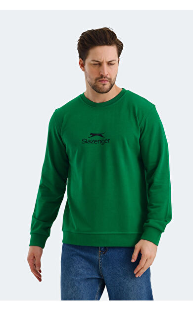 Slazenger ORTWIN IN Erkek Sweatshirt Yeşil
