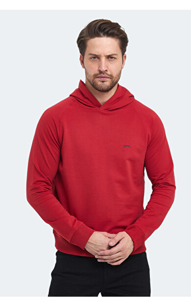 Slazenger KICKER Erkek Sweatshirt Kırmızı
