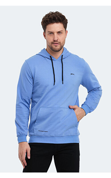 Slazenger OBRA IN Erkek Sweatshirt Turkuaz